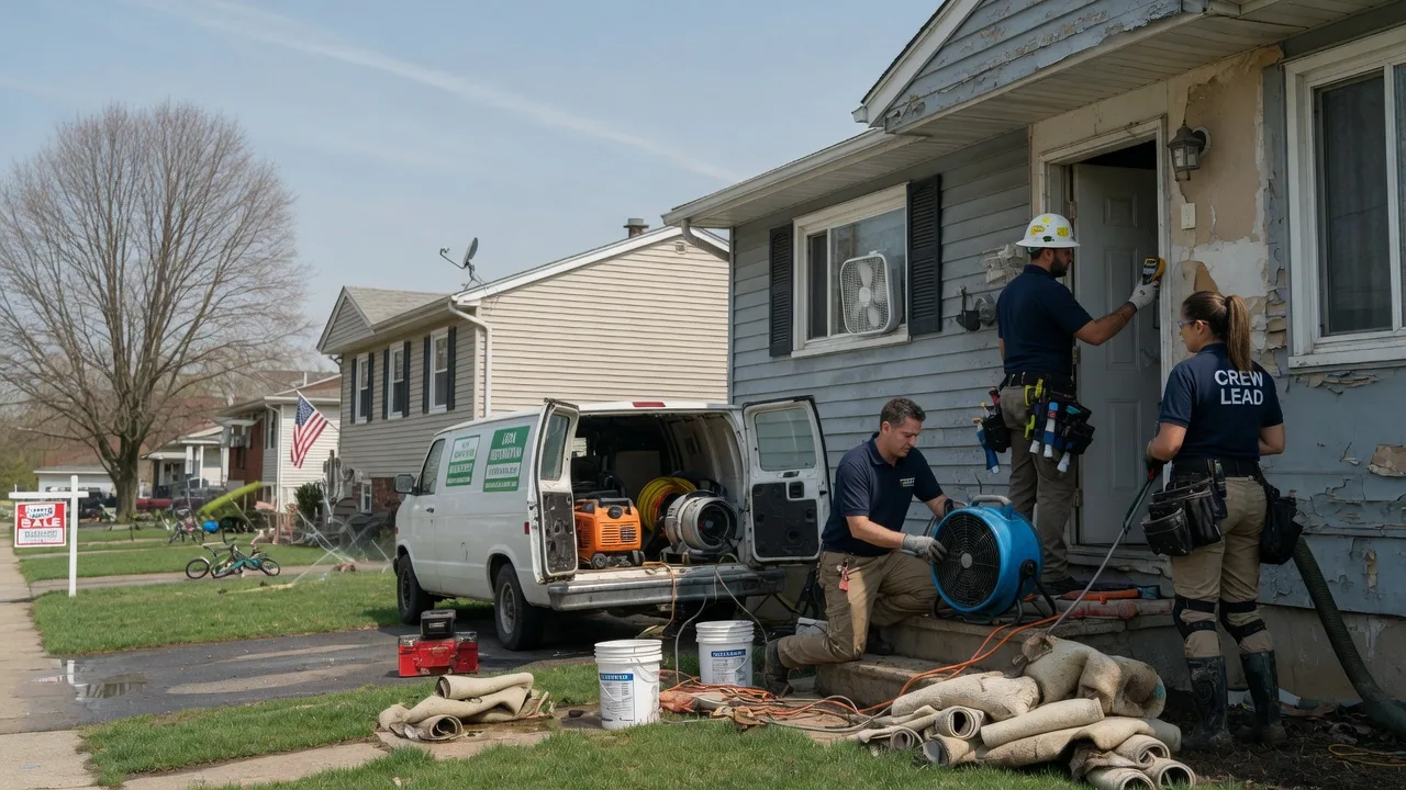 Flood Cleanup in Thompson, OH near me