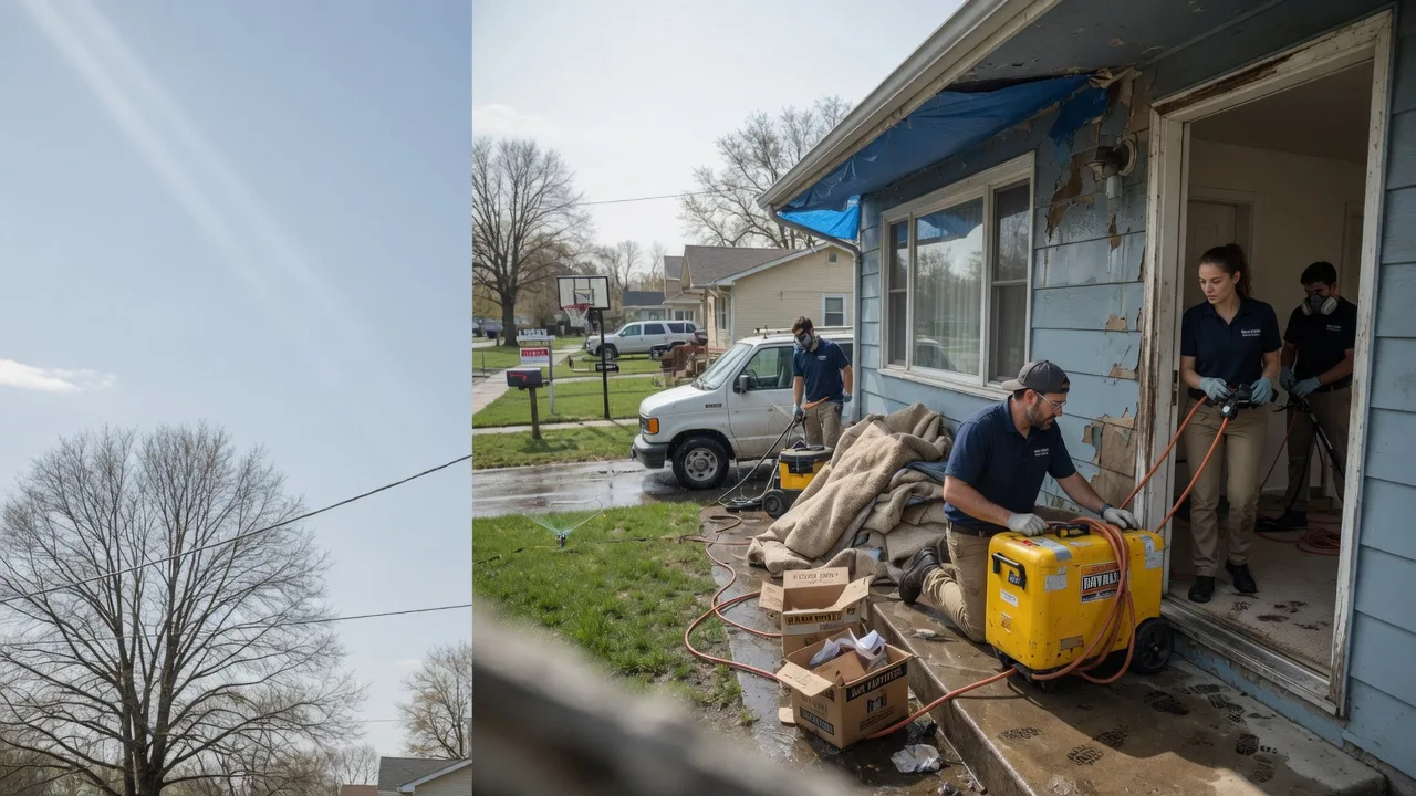 Basement Flood Cleanup in Thompson, OH near me